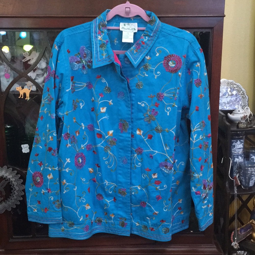 The Quacker Factory 100%cotton shirt